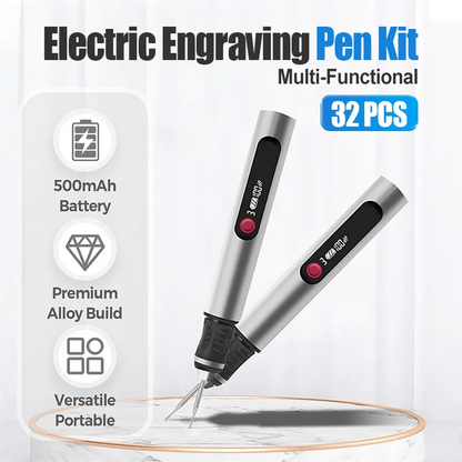 Electric Engraving Pen - 32 Pieces