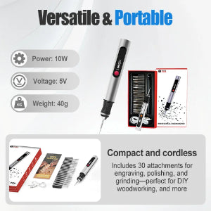 Electric Engraving Pen - 32 Pieces